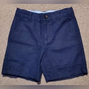 Janie & Jack navy linen shorts size 6